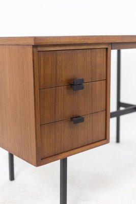 Mahogany Multitaple Desk by Jacques Hitier for Multiplex, 1950s-CEJ-1162616