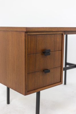 Mahogany Multitaple Desk by Jacques Hitier for Multiplex, 1950s-CEJ-1162616