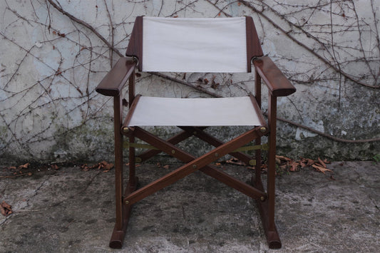 Mahogany Naval Director's Chair, 1980s