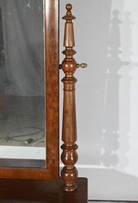 Mahogany Psyche Mirror, 19th Century-RVK-1823845