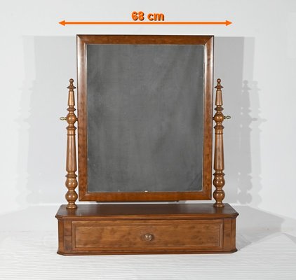 Mahogany Psyche Mirror, 19th Century-RVK-1823845