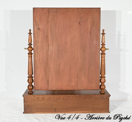 Mahogany Psyche Mirror, 19th Century-RVK-1823845