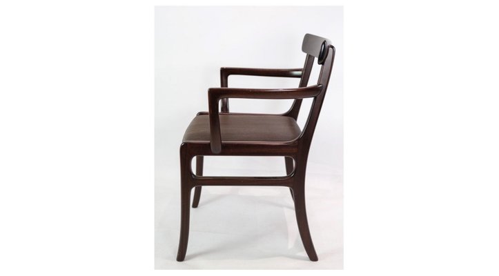 Mahogany Rungstedlund Armchairs by Ole Wancher, Set of 2-UY-1271332