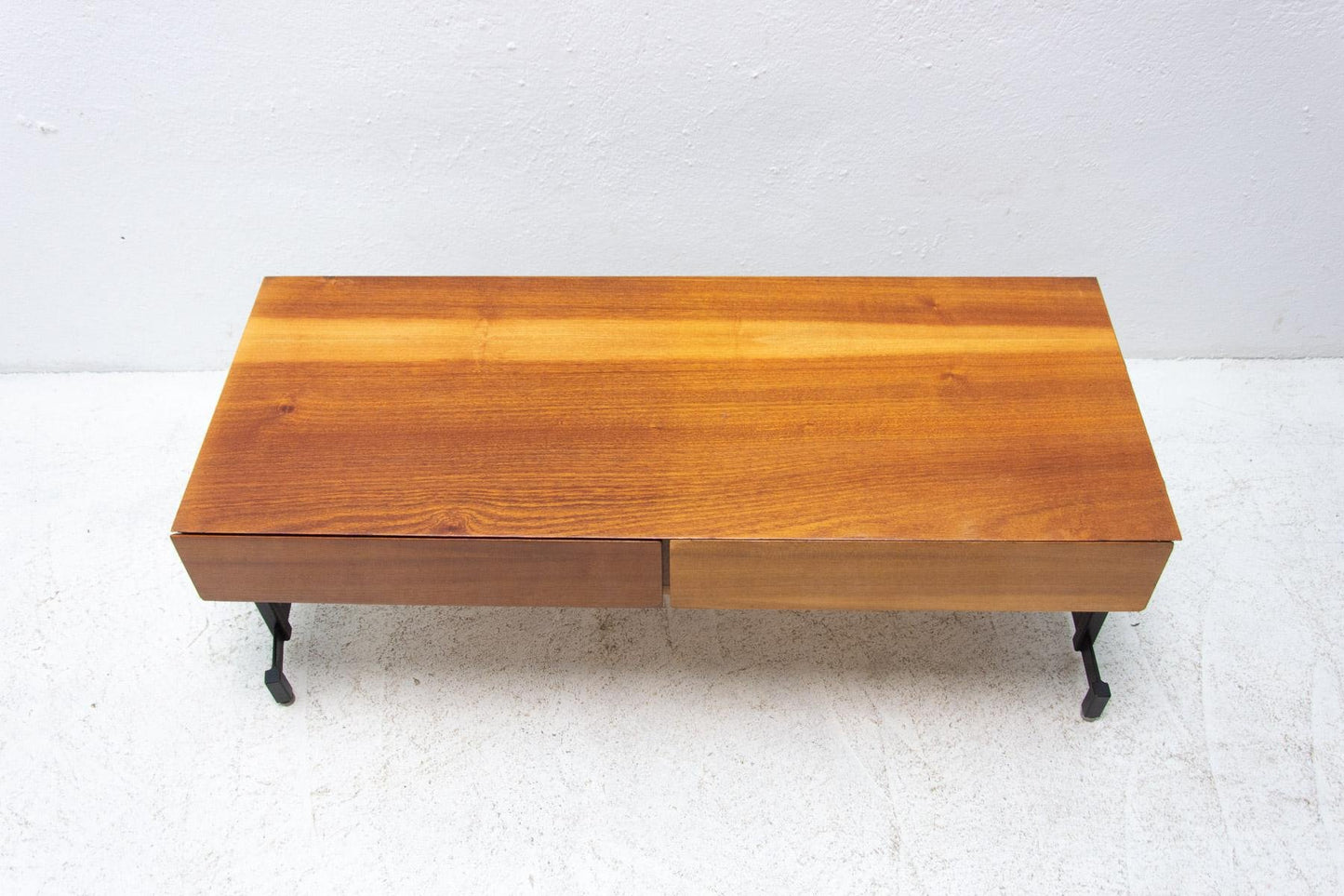 Mahogany Side or TV Table, Czechoslovakia, 1970s