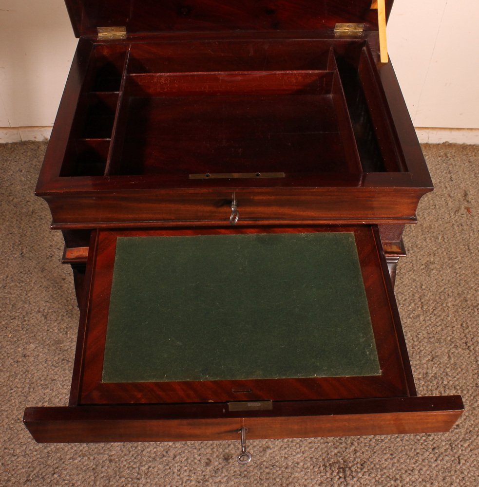 Mahogany Side Table, 19th Century