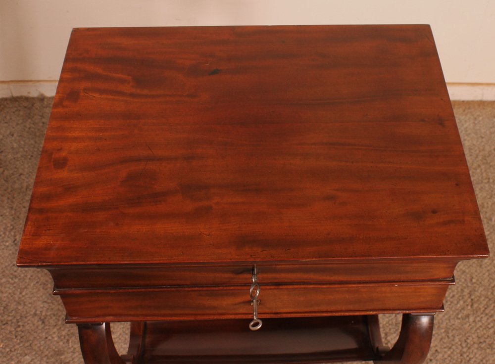 Mahogany Side Table, 19th Century