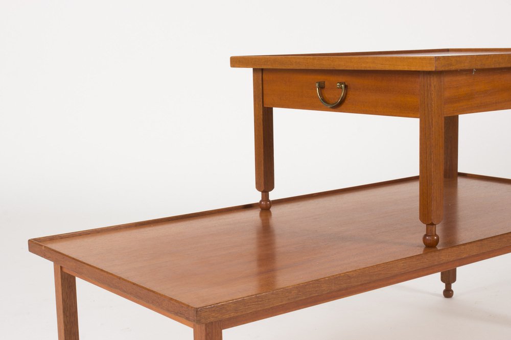 Mahogany Side Table by Josef Frank for Svenskt Tenn, 1950s