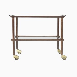 Mahogany Tea Trolley by Cesare Lacca for Cassina, 1950s-LOB-809042