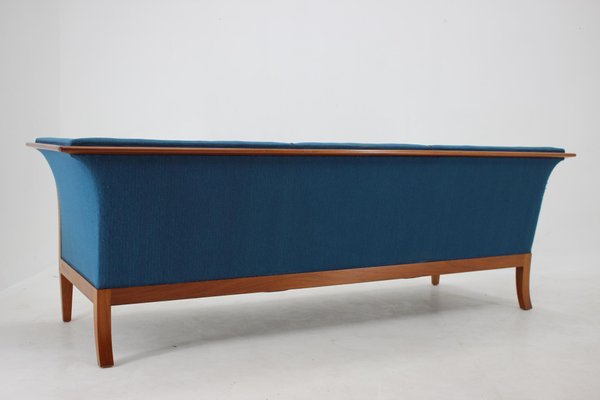 Mahogany Three-Seat Sofa Frits Henningsen, 1940s, Denmark-TZ-937735