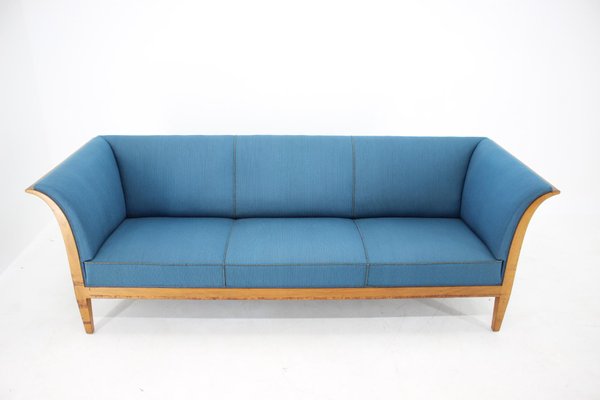 Mahogany Three-Seat Sofa Frits Henningsen, 1940s, Denmark-TZ-937735