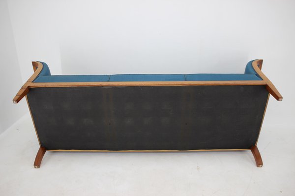 Mahogany Three-Seat Sofa Frits Henningsen, 1940s, Denmark-TZ-937735