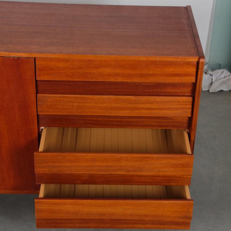 Mahogany U-460 Sideboard by Jiroutek for Interior Prague, 1960s