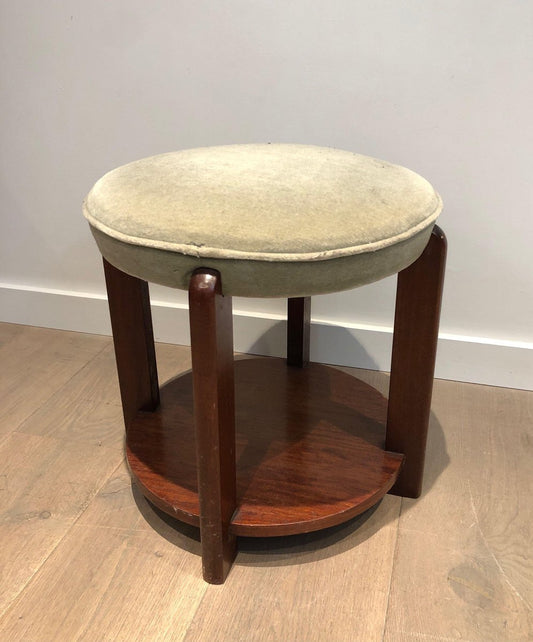 Mahogany Velvet Mahogany Stool