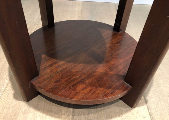 Mahogany Velvet Mahogany Stool-BA-1365329