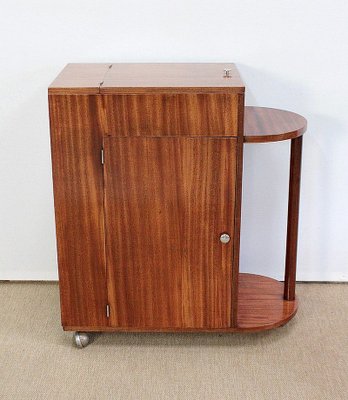 Mahogany Veneer Bar Cabinet, 1950s-RVK-969581