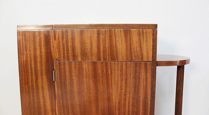 Mahogany Veneer Bar Cabinet, 1950s-RVK-969581