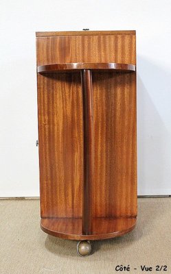 Mahogany Veneer Bar Cabinet, 1950s-RVK-969581