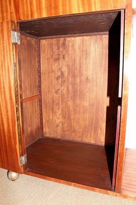 Mahogany Veneer Bar Cabinet, 1950s-RVK-969581