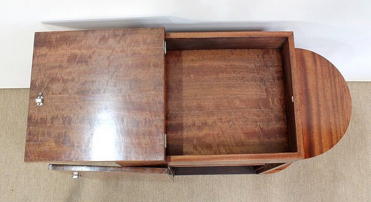 Mahogany Veneer Bar Cabinet, 1950s-RVK-969581