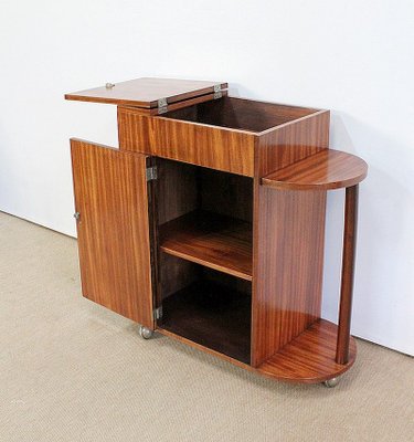 Mahogany Veneer Bar Cabinet, 1950s-RVK-969581