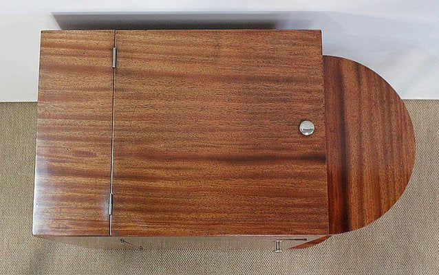 Mahogany Veneer Bar Cabinet, 1950s-RVK-969581