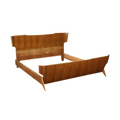 Mahogany Veneer Bed, 1950s-VMM-1005925