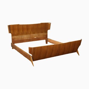 Mahogany Veneer Bed, 1950s-VMM-1005925