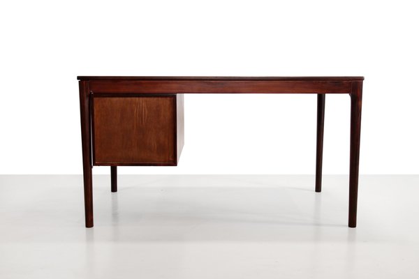 Mahogony Desk by Torbjorn Afdal for Bruksbo, 1960s-BQ-2041804