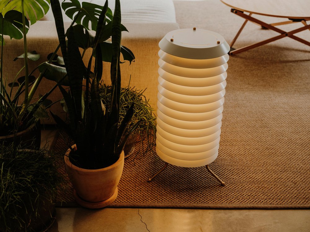 Maija Floor Lamp by Ilmari Tapiovaara