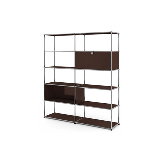 2x5 Modular Metal Livingroom System by Usm #USM Brown