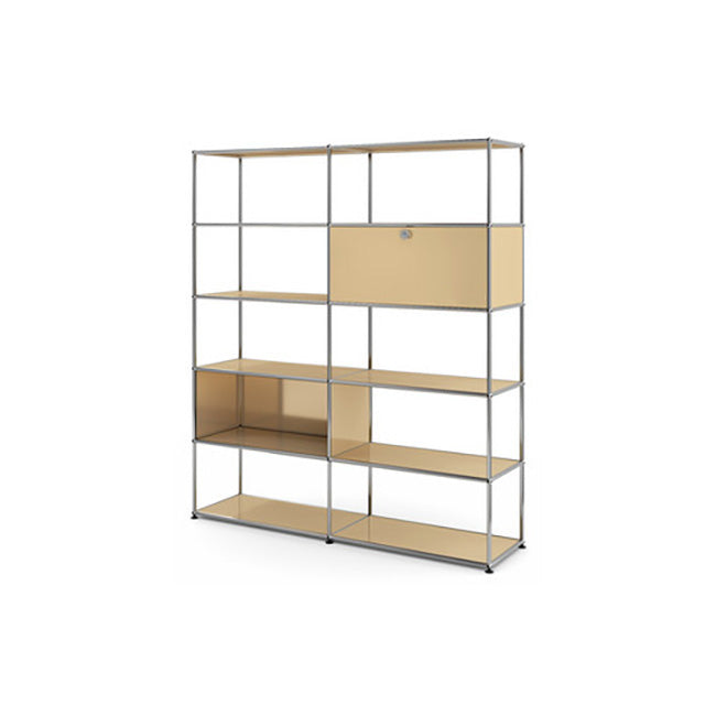 2x5 Modular Metal Livingroom System by Usm #USM Beige