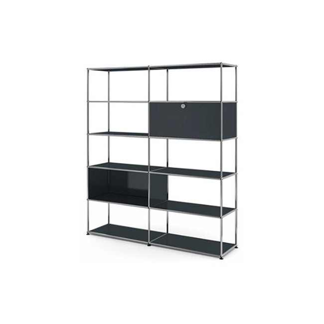 2x5 Modular Metal Livingroom System by Usm #Anthracite [RAL 7016]