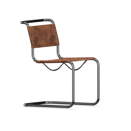 S 33 Cantilever Chair - chrome / leather