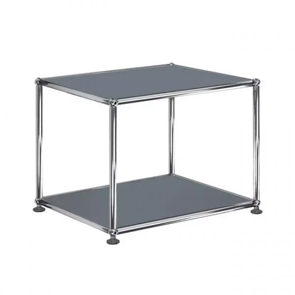 1x1 Metal Side Table [W500XD350XH350] by Usm #USM Mid-Gray