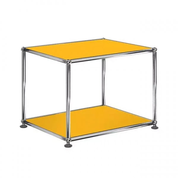 1x1 Metal Side Table [W500XD350XH350] by Usm #Golden Yellow [RAL 1004]