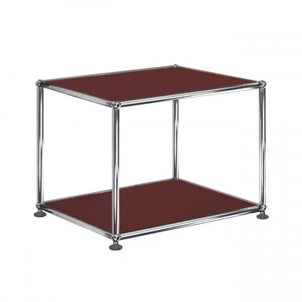 1x1 Metal Side Table [W500XD350XH350] by Usm #USM Brown