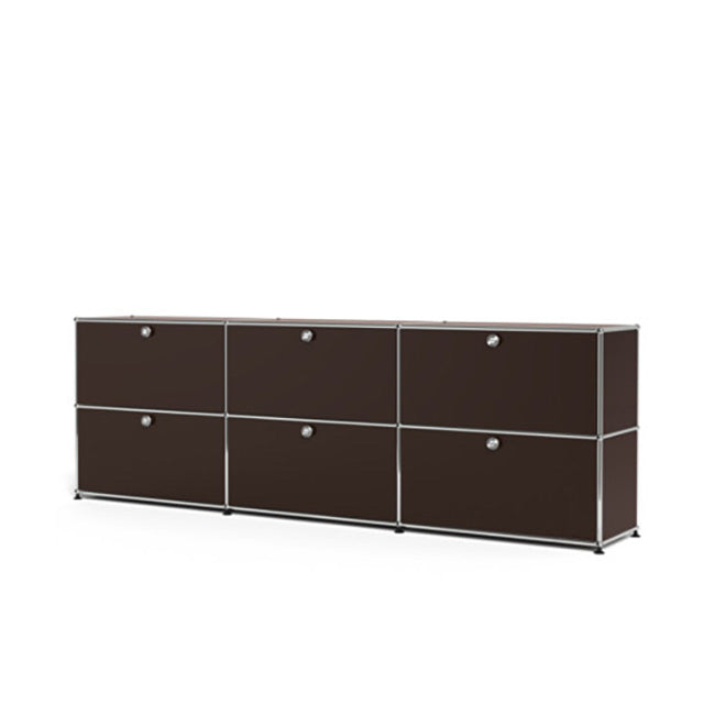3x2 Modular Metal Sideboard with 6 doors [W(750+750+750)XD350XH