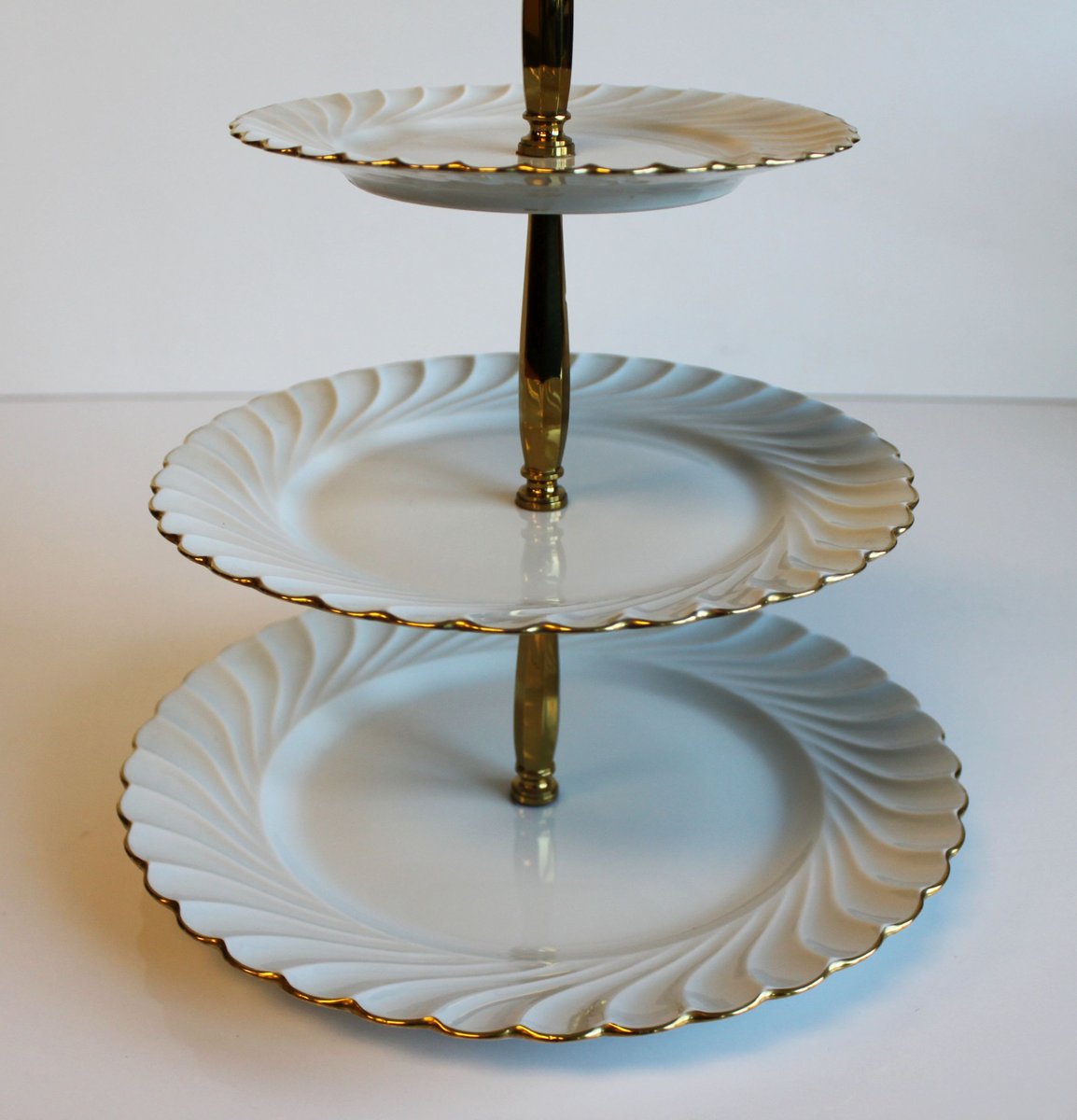 Maison Haviland 3-Story Server in Limoges Porcelain