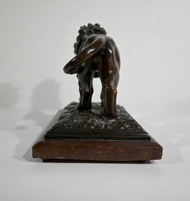 Majestic Lion Sculpture by Edouard Delabrierre, 1900s-RVK-1348269