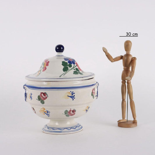 Majolica Castelli Soup Tureen