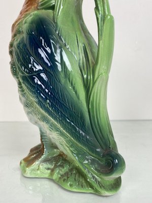 Majolica Duck Shaped Pitcher, St. Clement France-WZZ-971115