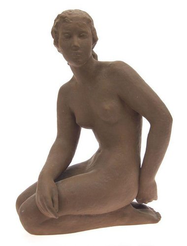 Majolica Figure of Women