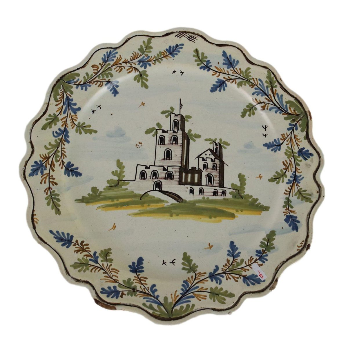 Majolica Plate Made in Pavia