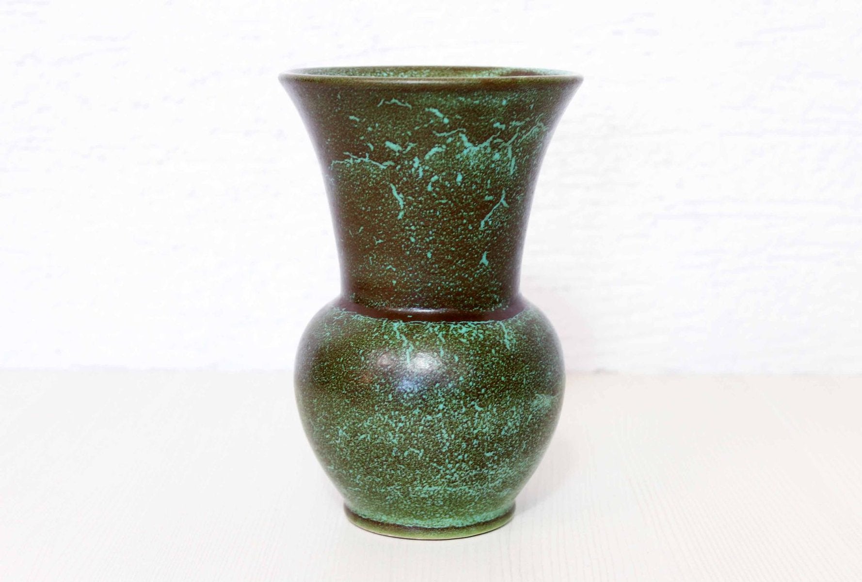 Majolica Vase from Karlsruher Majolika, 1940s