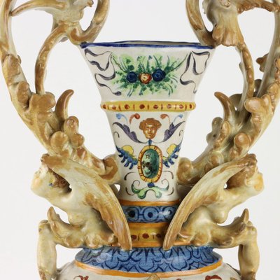 Majolica Vases, Set of 2-VMM-2026538