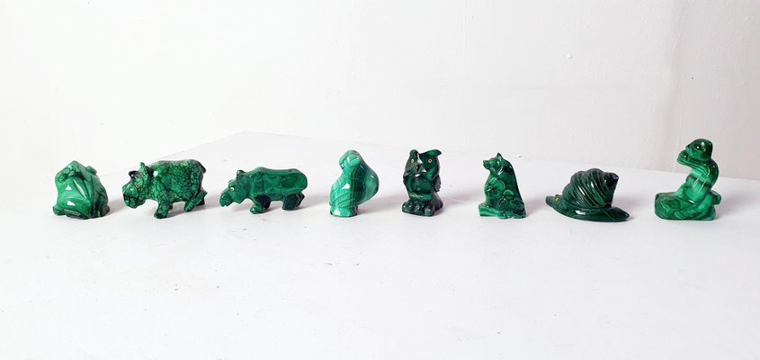 Malachite Animal Collection, Set of 17-FO-1314133