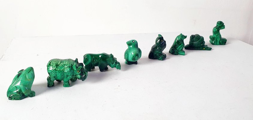 Malachite Animal Collection, Set of 17-FO-1314133