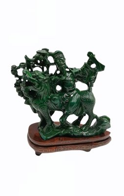 Malachite or Chloromelanite Carving of Qilin-TCS-1057292