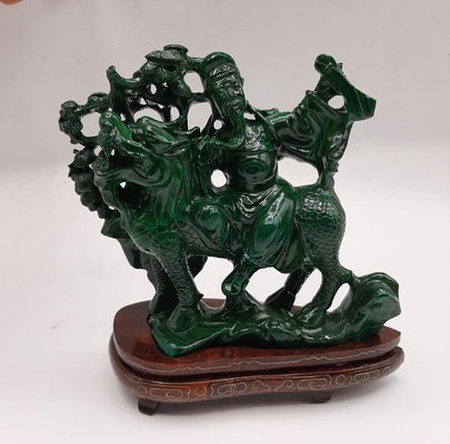 Malachite or Chloromelanite Carving of Qilin-TCS-1057292