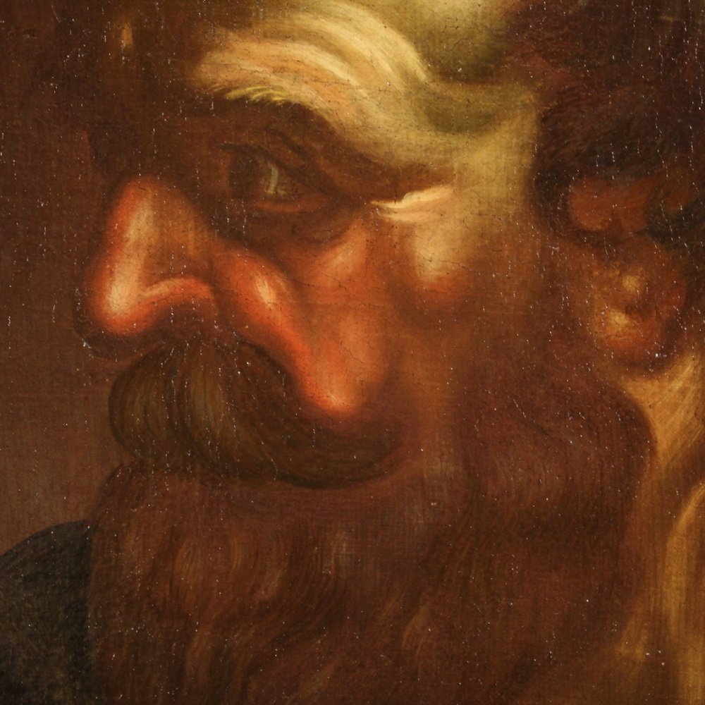 Male Profile, 1730, Oil on Canvas, Framed-RP-1819450